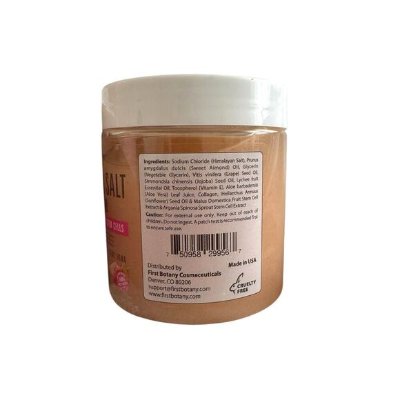 NEW First Botany Himalayan Salt Detox Scrub 11oz Collagen Stem Cells Exfoliator - Picture 4 of 5